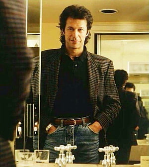 Man in Plaid Blazer and Black Shirt Standing in a Modern Interior, Young khan, pm imran khan HD phone wallpaper