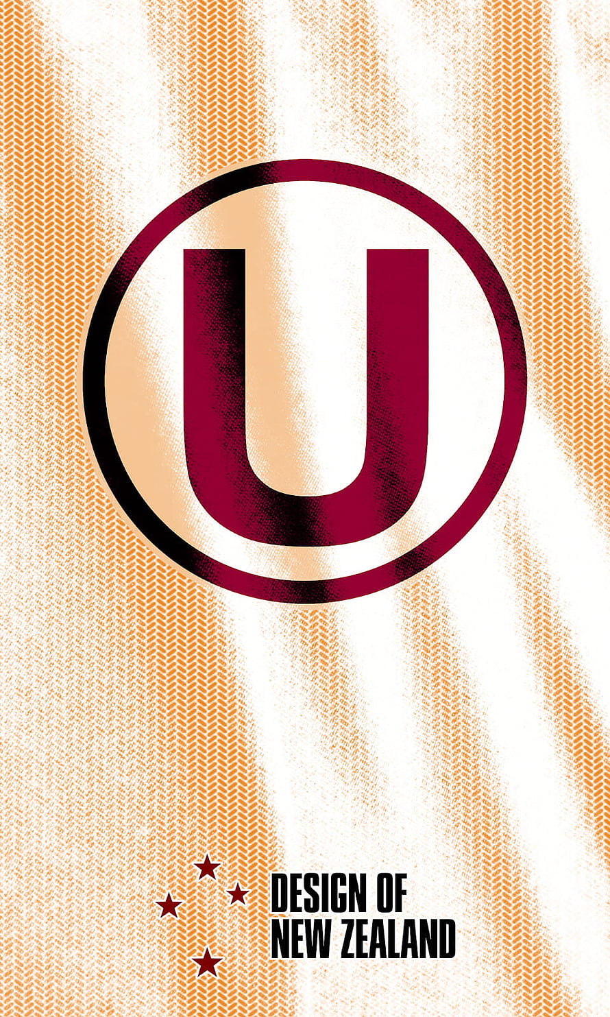 Club Universitario de Deportes Logo Design with Letter U and Southern Cross Stars HD phone wallpaper