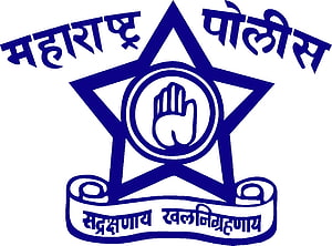 Maharashtra Police Emblem Logo With Star And Hand Symbol HD wallpaper