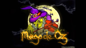 Mago de Oz Halloween Witch Playing Violin Under Full Moon HD wallpaper