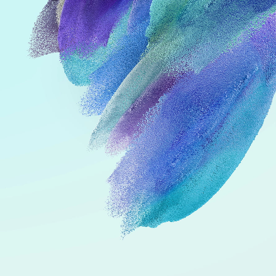 Abstract Watercolor Brush Stroke in Purple and Teal on Mint Background HD phone wallpaper