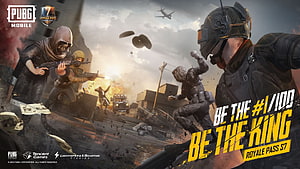 PUBG Mobile Royale Pass S7 Battle Royale Combat Scene HD wallpaper