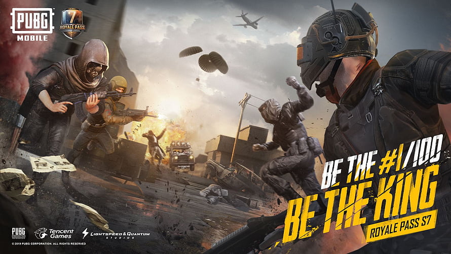 PUBG Mobile Royale Pass S7 Battle Royale Combat Scene HD wallpaper