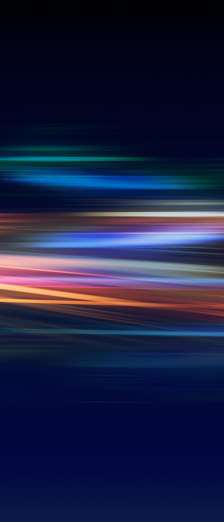 Sony Xperia 10 Plus Abstract Light Streaks Dark Blue Wallpaper HD phone wallpaper