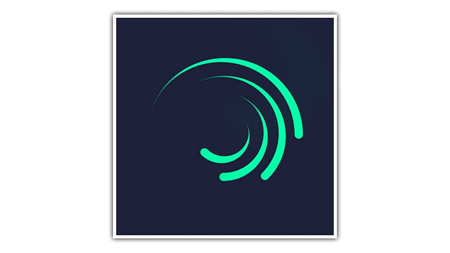 Minimalist Neon Green Spiral Arcs on Dark Navy Background HD wallpaper