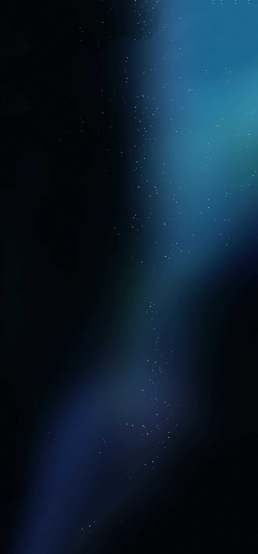 Deep Space Nebula with Scattered Stars and Cosmic Dust in Dark Blue Tones HD phone wallpaper