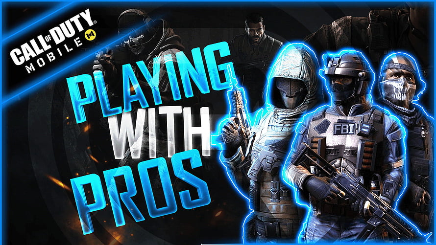 Call of Duty Mobile Tactical Operatives with Neon Blue Glow and Combat Gear HD wallpaper
