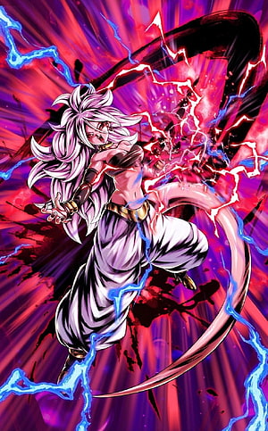 Majin Android 21 Dragon Ball Legends Anime Character Artwork HD phone wallpaper
