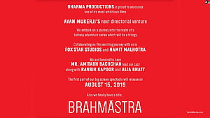 Brahmastra Movie Announcement Poster Featuring Aamir Khan and Cast Details HD wallpaper