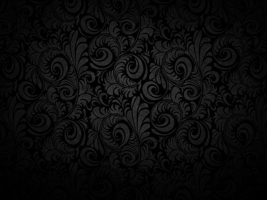 Dark Baroque Damask Pattern with Ornate Floral Scrollwork and Swirls HD wallpaper