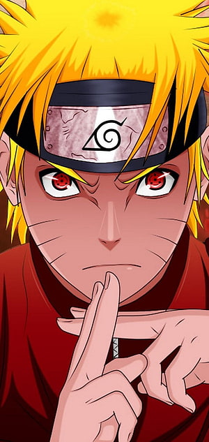 Naruto Uzumaki Sage Mode Portrait with Rinnegan Eyes and Hand Seal HD phone wallpaper