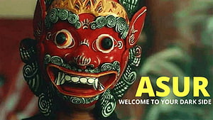 Asur Season 2 Promotional Poster Featuring Traditional Red Demon Mask HD wallpaper