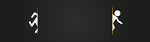 Minimalist Stick Figure Wall Climbing Illustration on Dark Background HD wallpaper