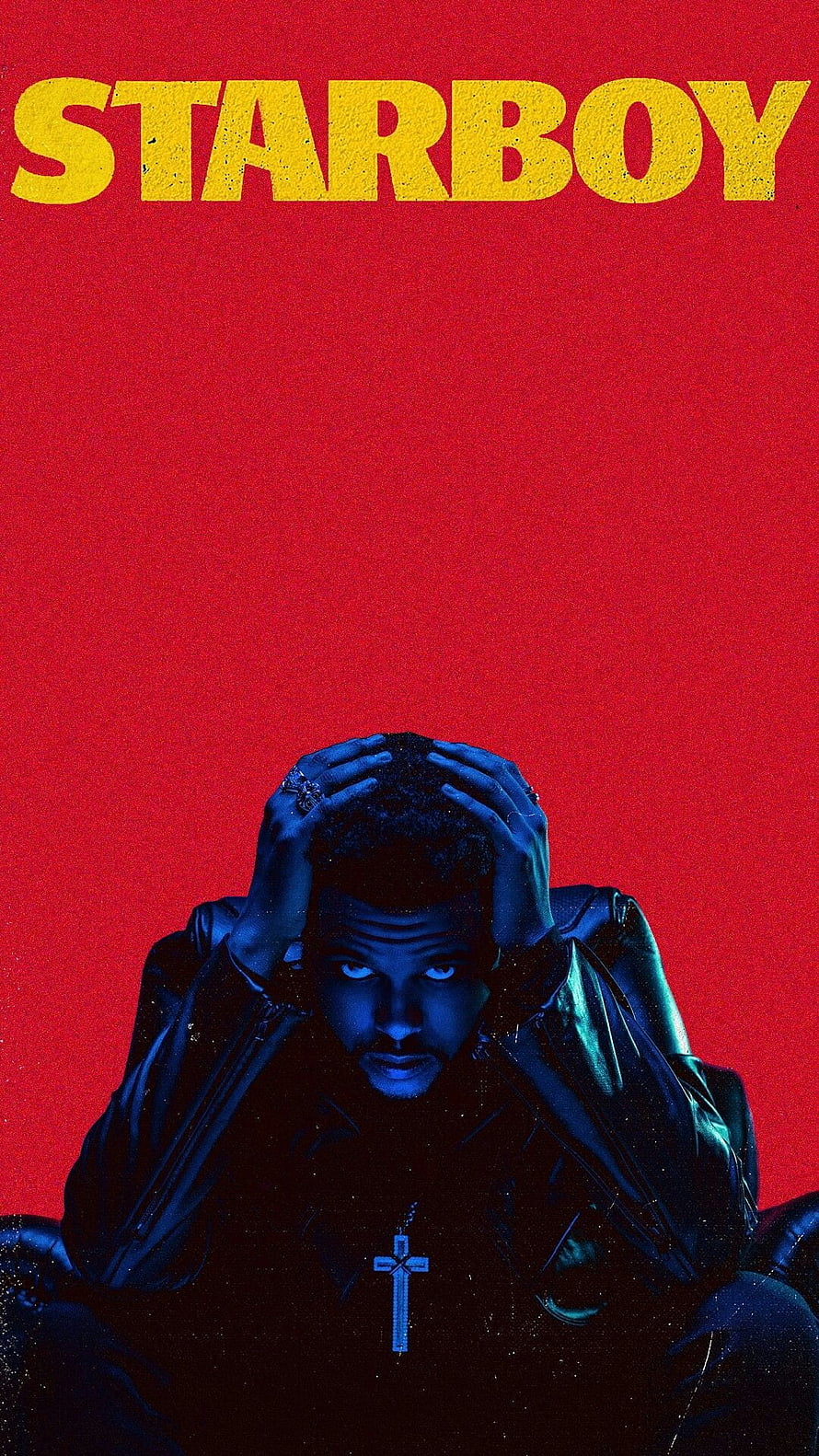 The Weeknd Starboy Album Cover Artwork Portrait HD phone wallpaper