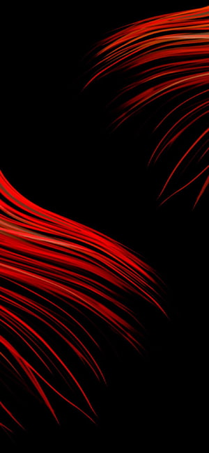 Abstract Red Light Streaks on Black Background Minimalist Digital Art HD phone wallpaper