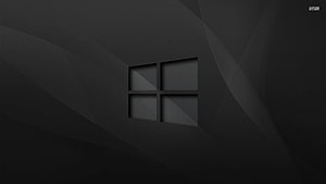 Windows 10 Dark Minimalist Desktop Background with Subtle Geometric Patterns HD wallpaper