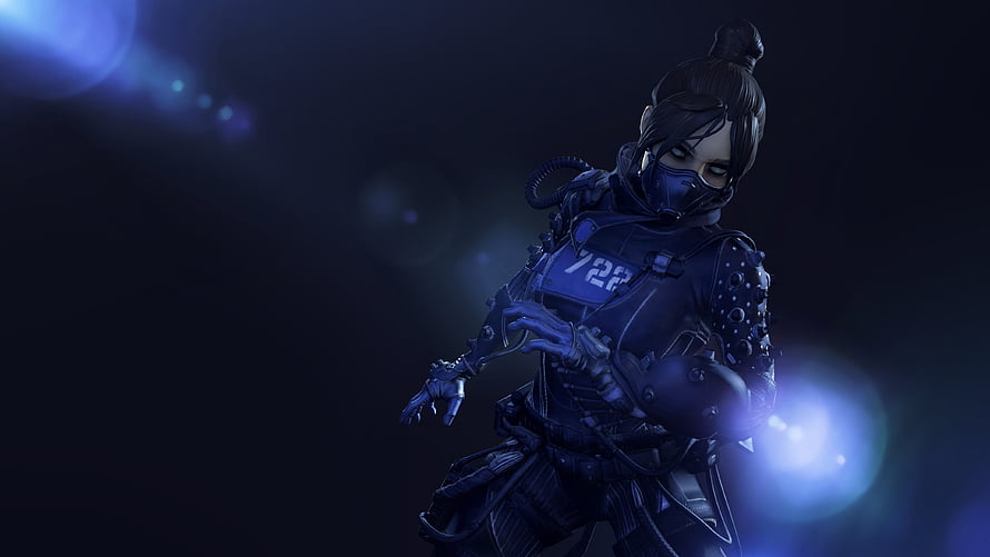 Apex Legends Wraith Character Render in Dark Tactical Gear HD wallpaper