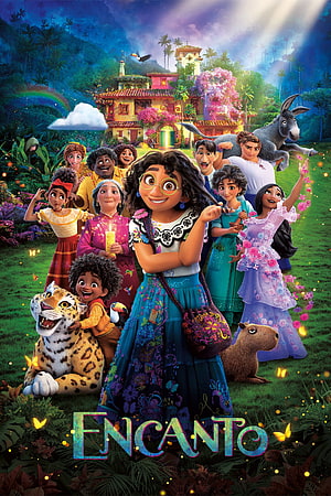 Mirabel Madrigal and the Madrigal Family in the Magical Encanto House HD phone wallpaper