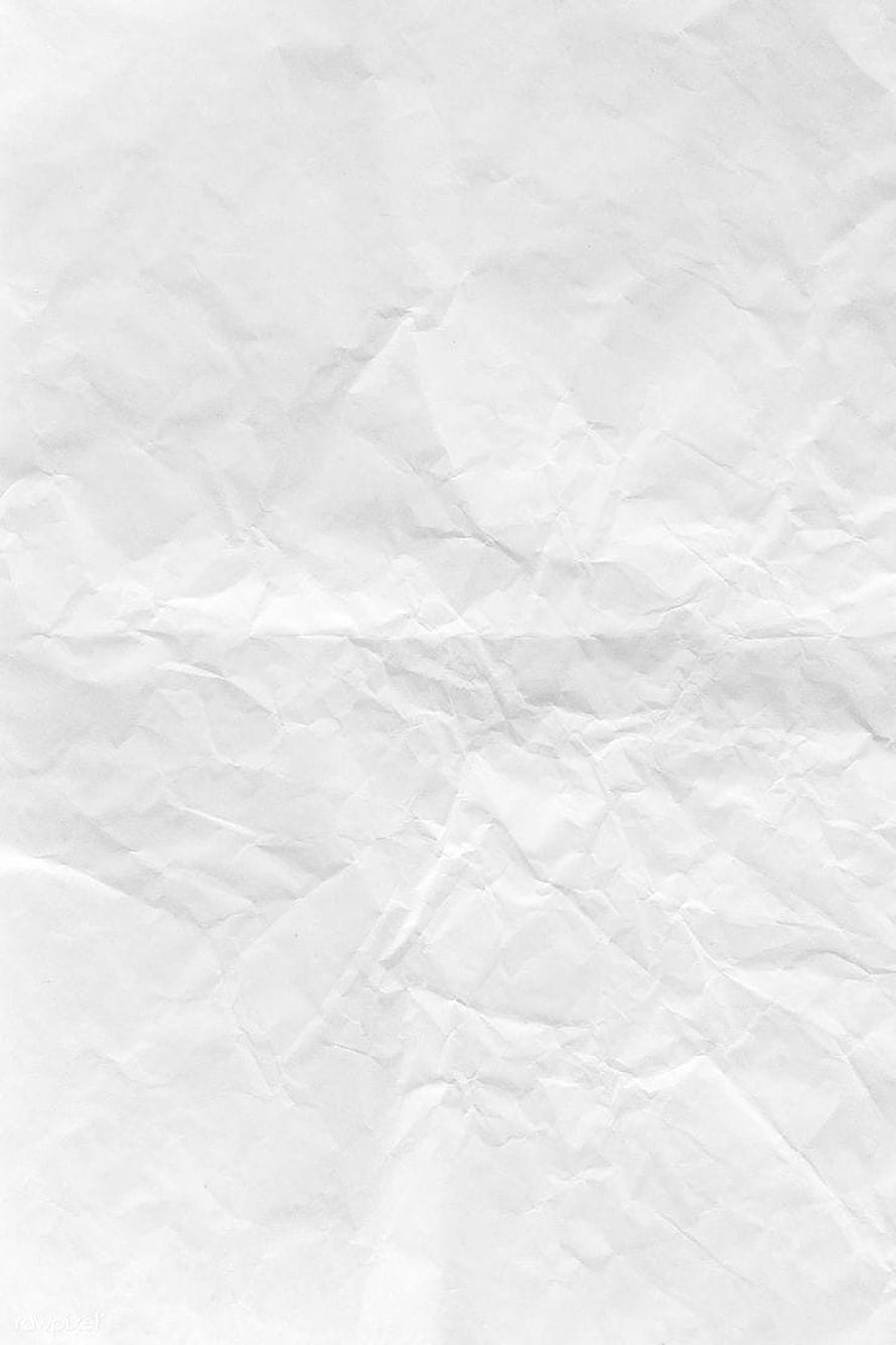 Crumpled White Paper Texture Background with Soft Folds and Creases HD phone wallpaper