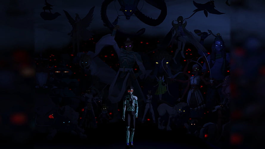 Shin Megami Tensei III Nocturne Remaster Dark Demon Army and Protagonist HD wallpaper