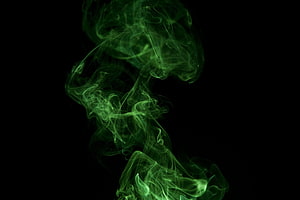 Breaking Bad Green Smoke Abstract Dark Background HD wallpaper