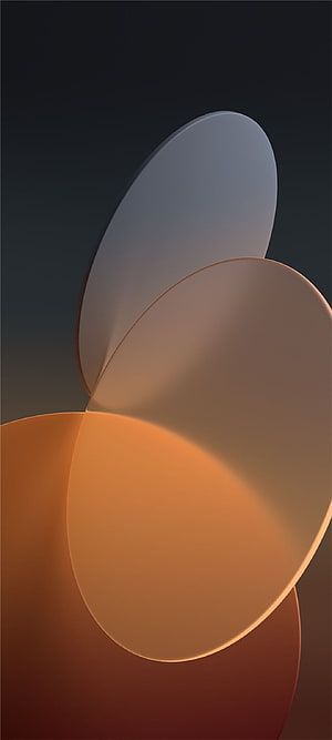 Oppo Find X3 Pro Abstract Geometric Wallpaper with Warm Gradient Circles HD phone wallpaper