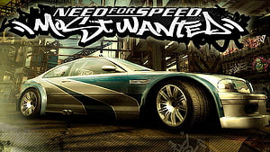 Need For Speed Most Wanted Custom Teal Coupe in Industrial Garage HD wallpaper