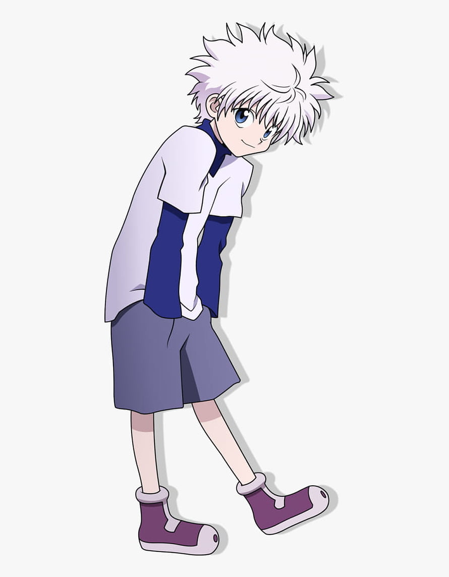 Killua Zoldyck from Hunter x Hunter in Casual School Uniform Anime Illustration HD phone wallpaper