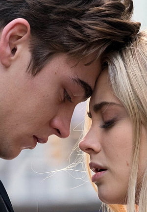 After Movie Still: Intimate Close-Up of Young Couple Foreheads Together HD phone wallpaper