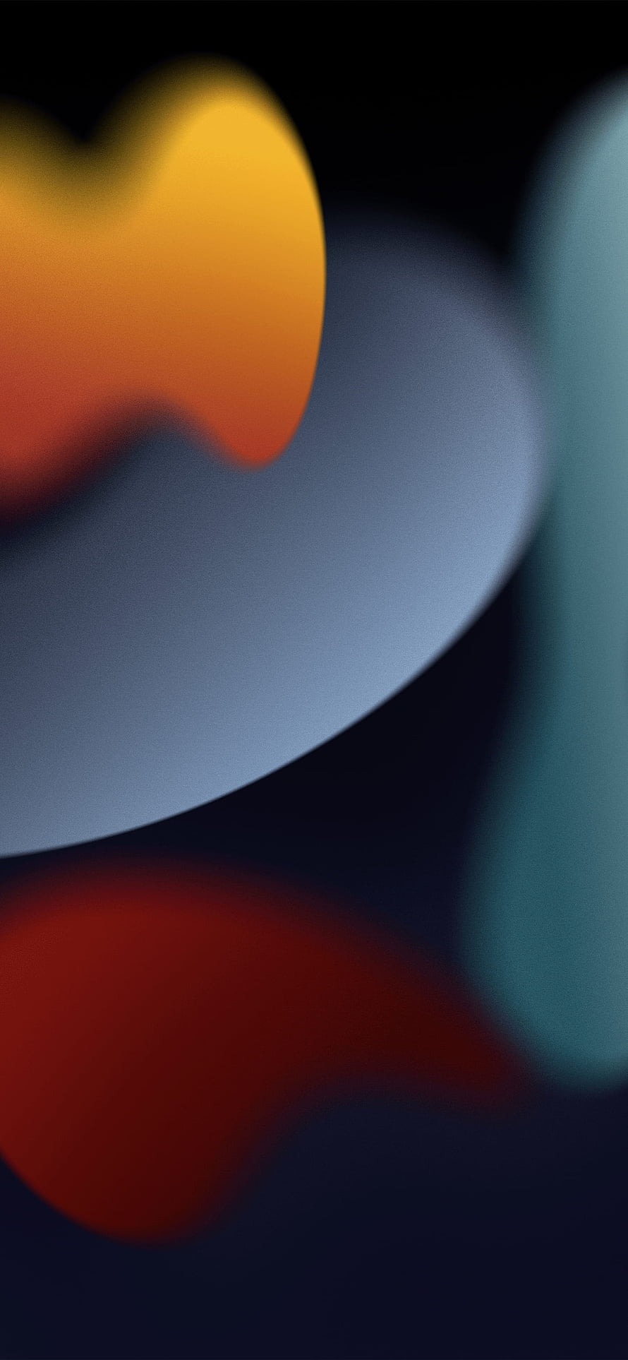Abstract Gradient Shapes on Dark Background Minimalist Mobile Wallpaper HD phone wallpaper
