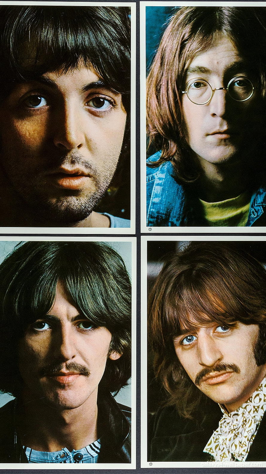 The Beatles Classic Portrait Collage Featuring John Paul George and Ringo HD phone wallpaper