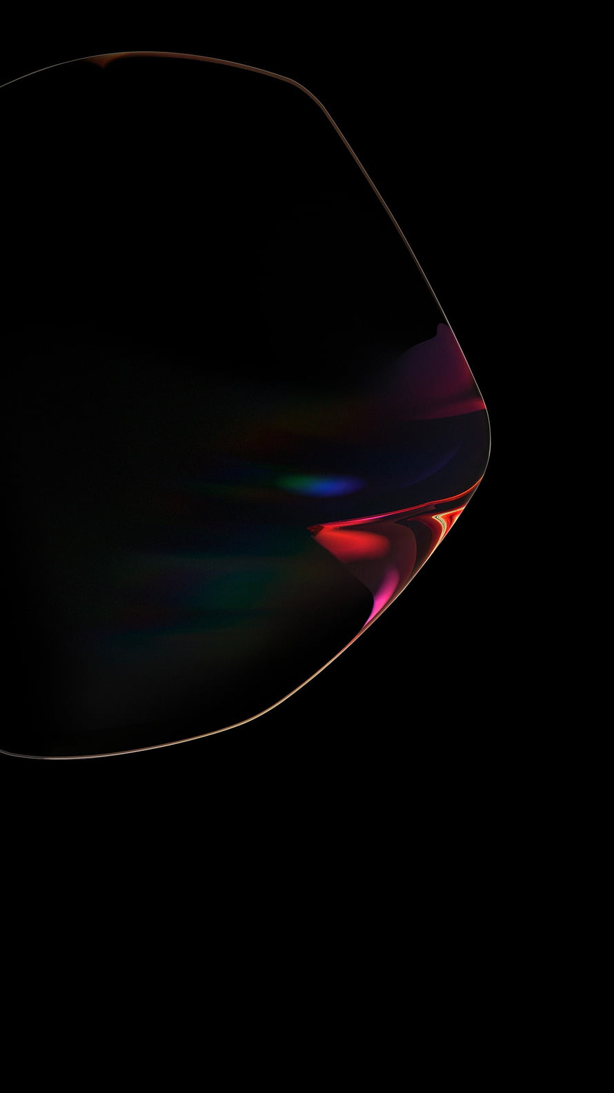 Samsung Galaxy Note 10 Dark Abstract Wallpaper with Iridescent Light Reflections HD phone wallpaper
