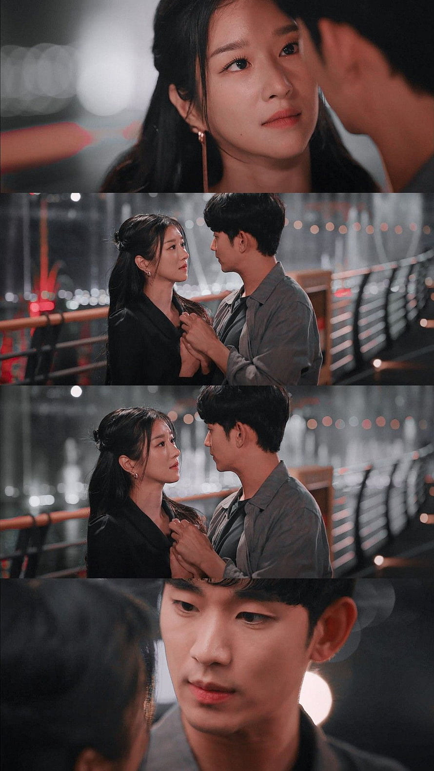 It's Okay to Not Be Okay Romantic Night Scene with Kim Soo-hyun and Seo Ye-ji HD phone wallpaper