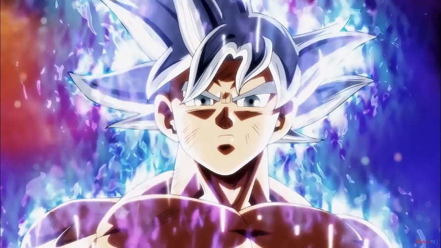 Goku Ultra Instinct Transformation in Dragon Ball Super Anime HD wallpaper