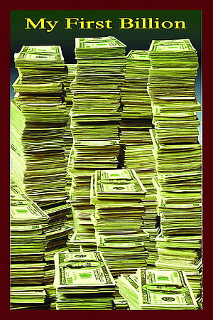 My First Billion Stacked Cash Poster Art Print HD phone wallpaper