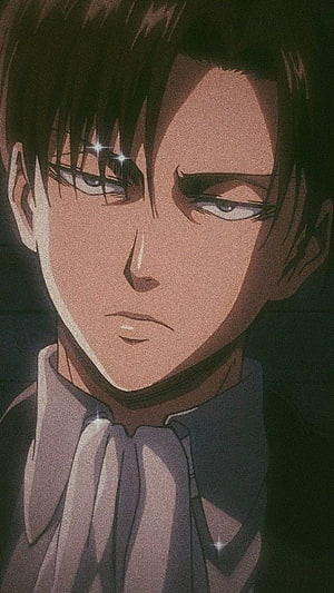 Levi Ackerman Anime Portrait with Intense Expression and Dramatic Lighting, levi ackerman aesthetic, #Levi Ackerman HD phone wallpaper