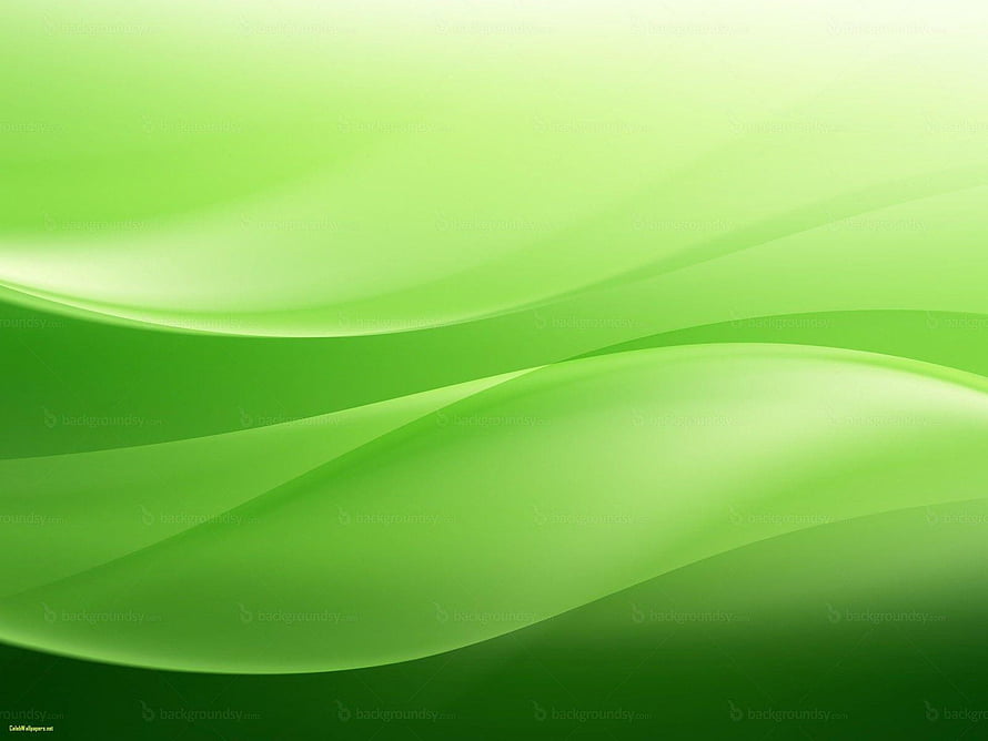 Soft Green Abstract Waves with Smooth Gradient Flow and Minimalist Design HD wallpaper