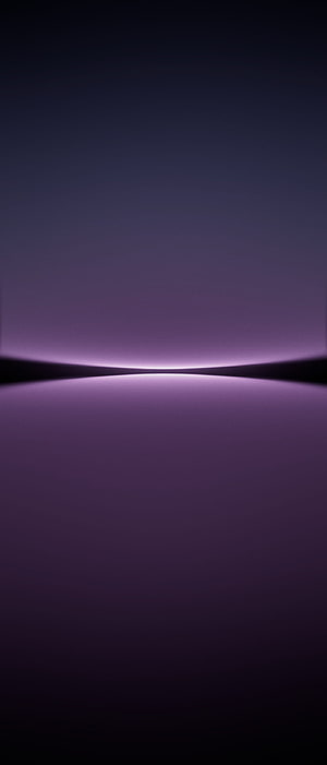 Minimalist Purple Gradient Horizon with Soft Glow and Dark Abstract Background HD phone wallpaper