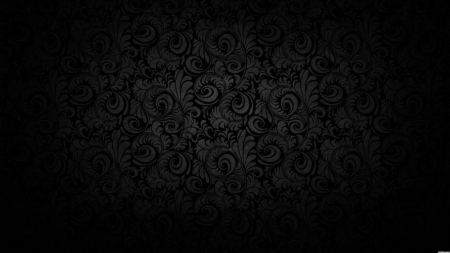 Dark Baroque Floral Pattern with Elegant Swirls and Ornate Motifs HD wallpaper