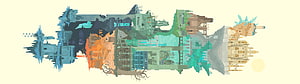 Lordran Map Illustration From Dark Souls Fantasy World HD wallpaper