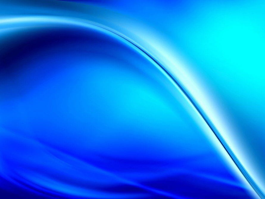 Abstract Blue 3D Wave Background with Smooth Curves and Cyan Gradient HD wallpaper