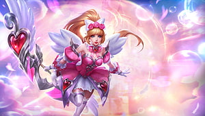 Miya Sweet Fantasy Skin from Mobile Legends Bang Bang Fantasy Character Art HD wallpaper