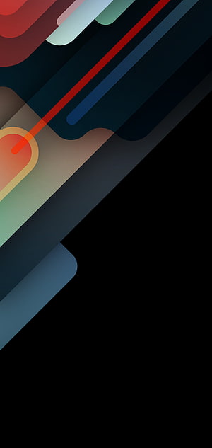 Abstract Geometric Diagonal Stripes with Warm and Cool Tones on Dark Background HD phone wallpaper