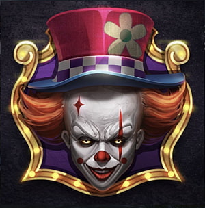PUBG Mobile Conqueror Avatar Featuring a Menacing Clown Character in a Top Hat HD phone wallpaper