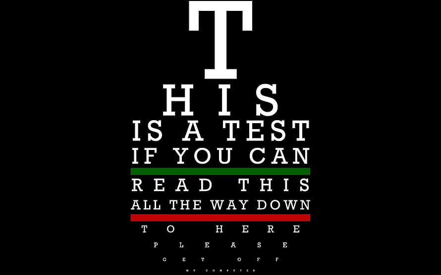 Minimalist Typography Lock Screen with Hidden Message and Color Bars HD wallpaper