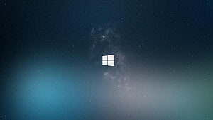 Windows 10 Night Sky Wallpaper with Milky Way and Aurora Glow HD wallpaper