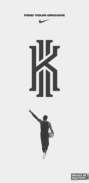 Kyrie Irving Nike Find Your Groove Monogram Basketball Poster HD phone wallpaper