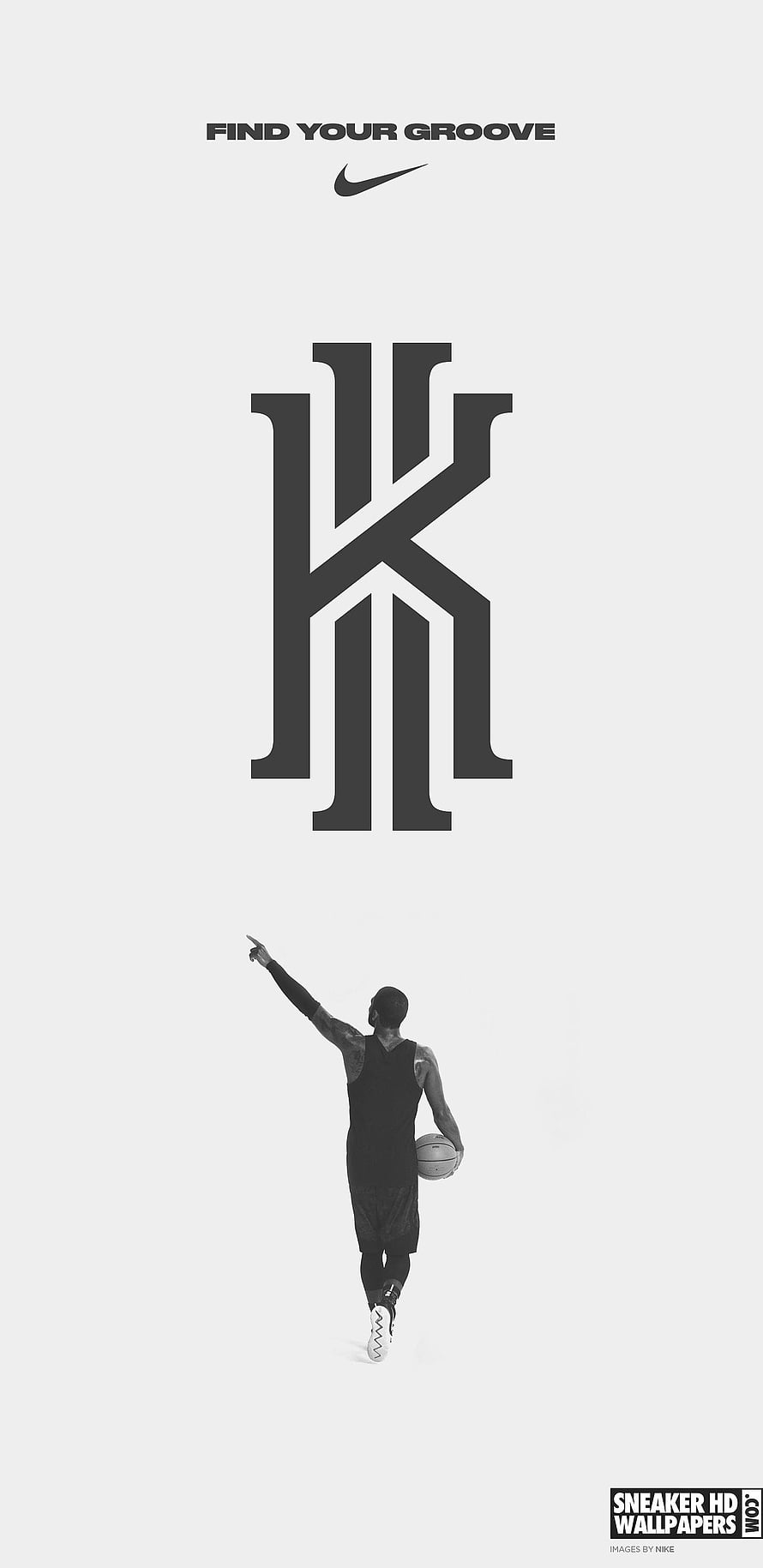 Kyrie Irving Nike Find Your Groove Monogram Basketball Poster HD phone wallpaper