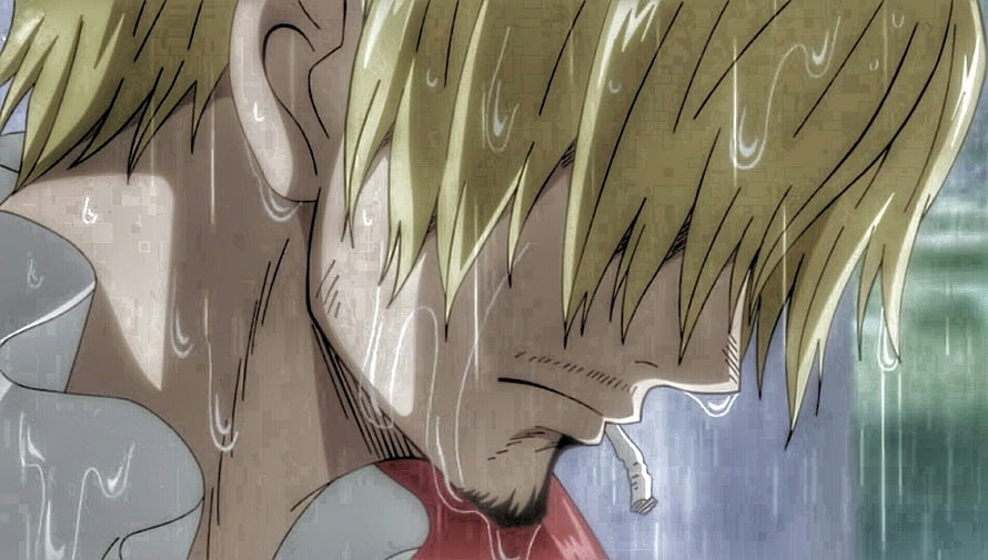 Sanji Vinsmoke in the Rain from One Piece Anime HD wallpaper