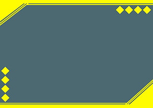 Minimalist Geometric Certificate Frame with Yellow Diamond Accents on Slate Background HD wallpaper